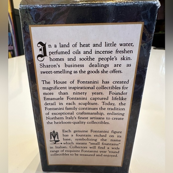 Fontanini vintage nativity figure - Sharon the market merchant - Picture 8 of 9